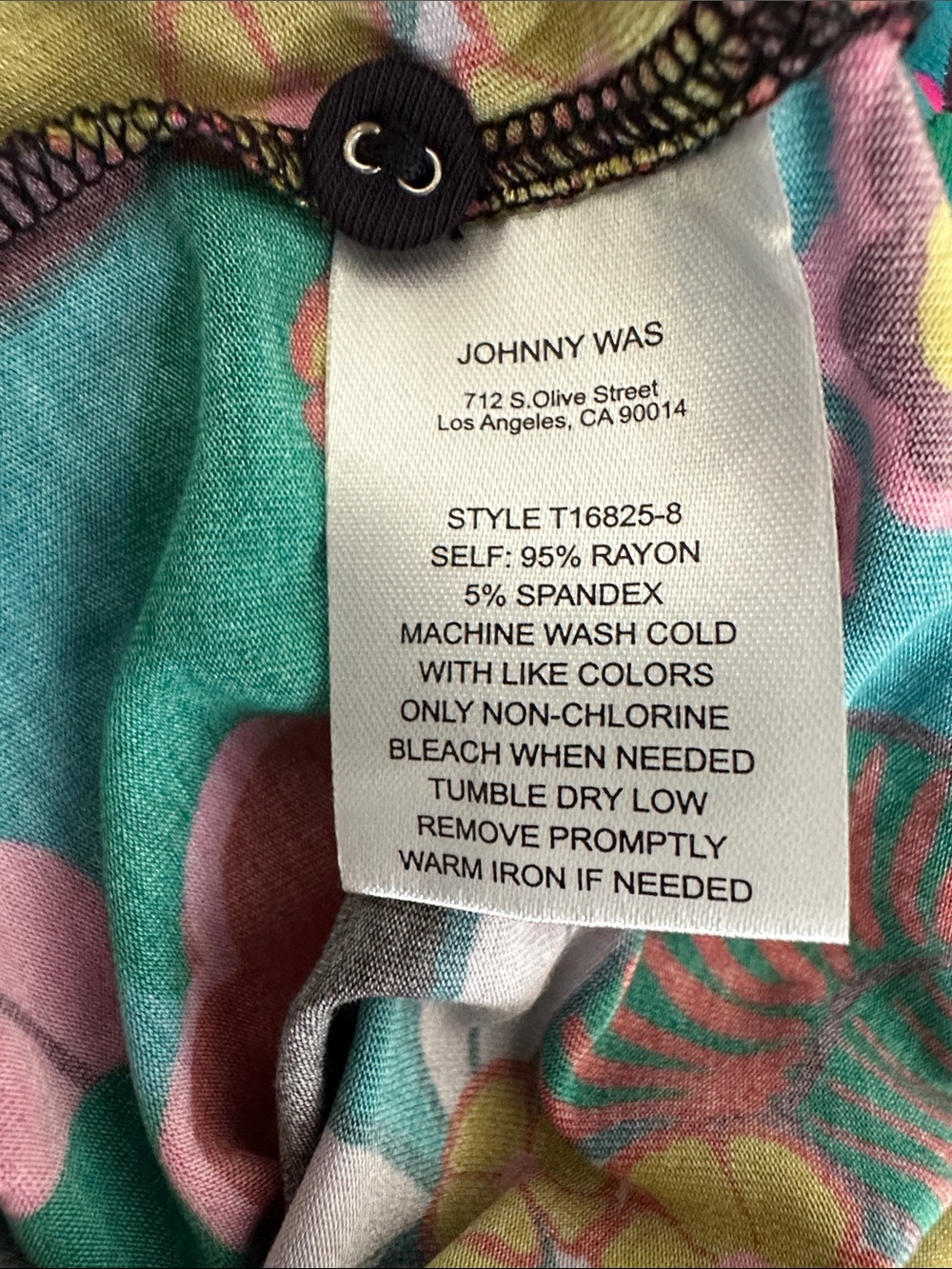 Johnny Was Janie Favorite Tee House of Flores Floral Button-Up Blouse sz Med - Picture 7 of 7